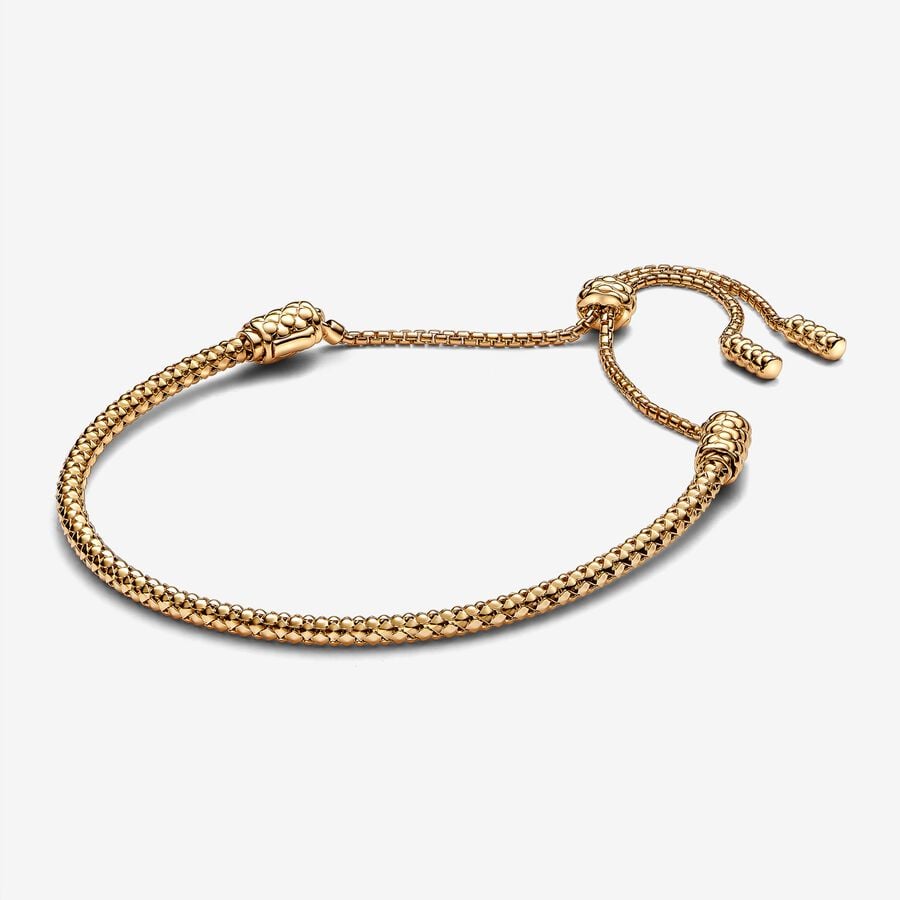 Pulseira Deslizante Corrente Cravejada
