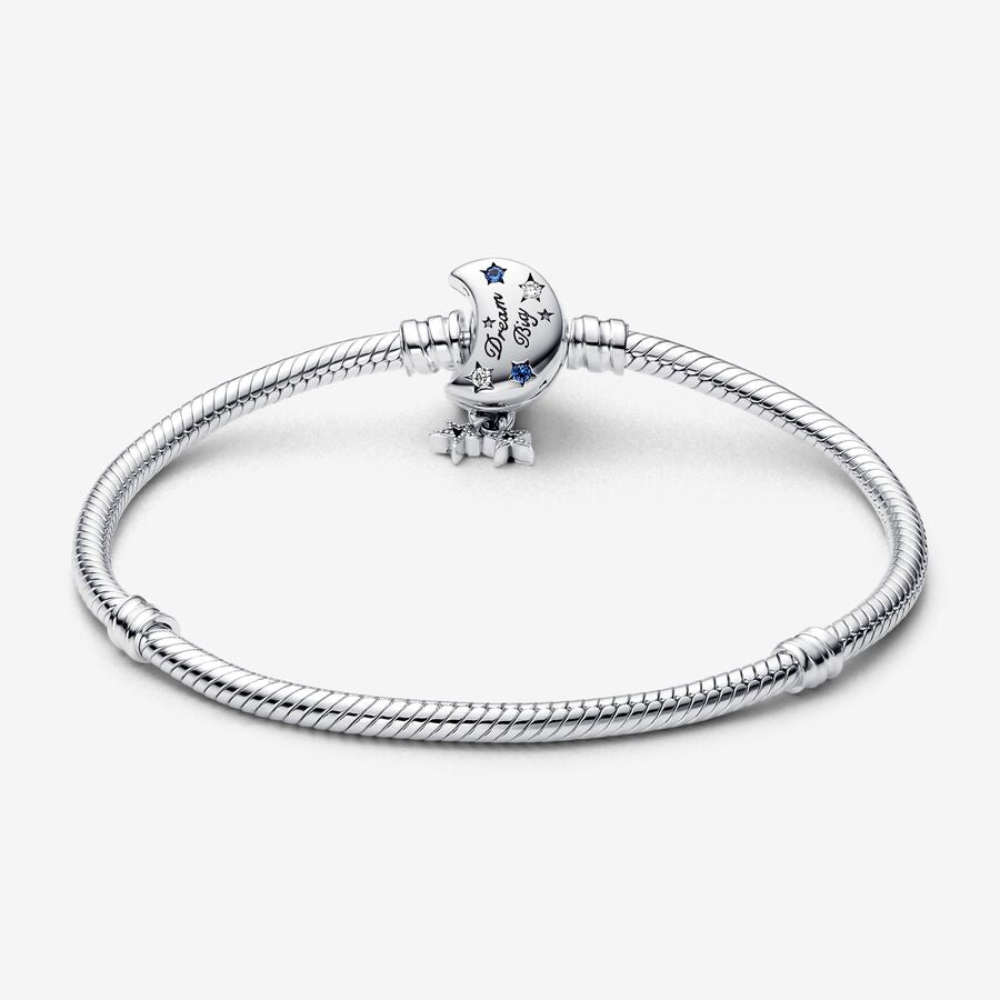 Pulseira malha snake Fecho Lua Pandora Moments