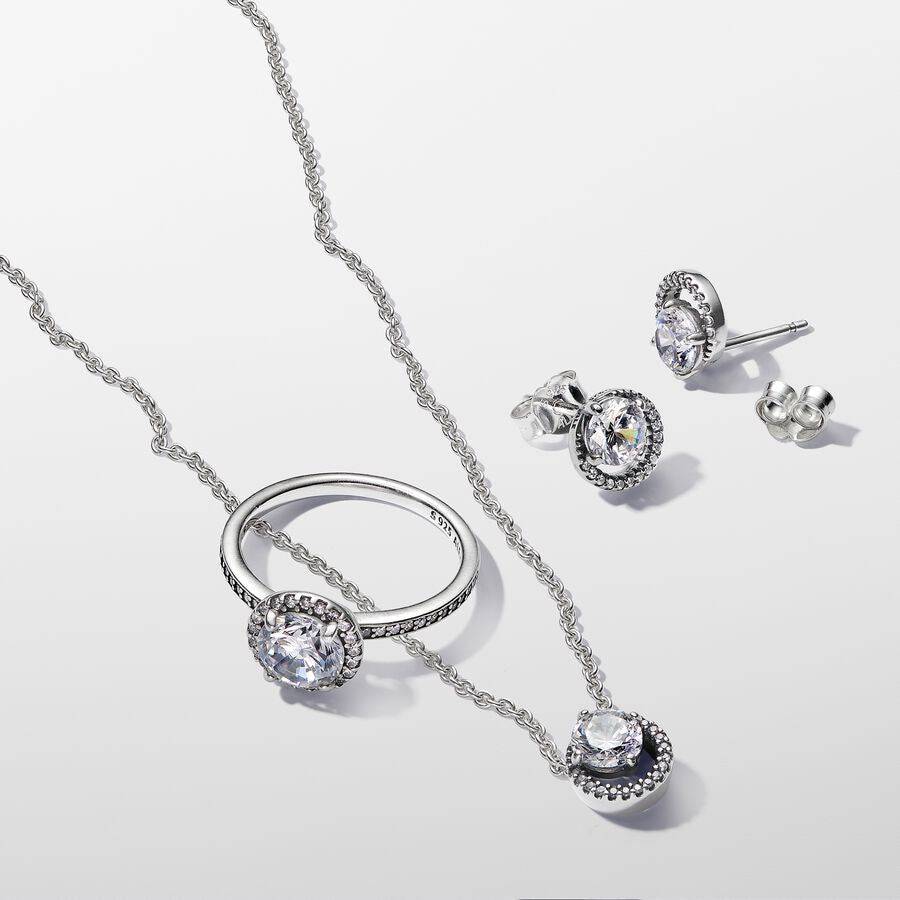 Colar com Pendente Sparkling Halo