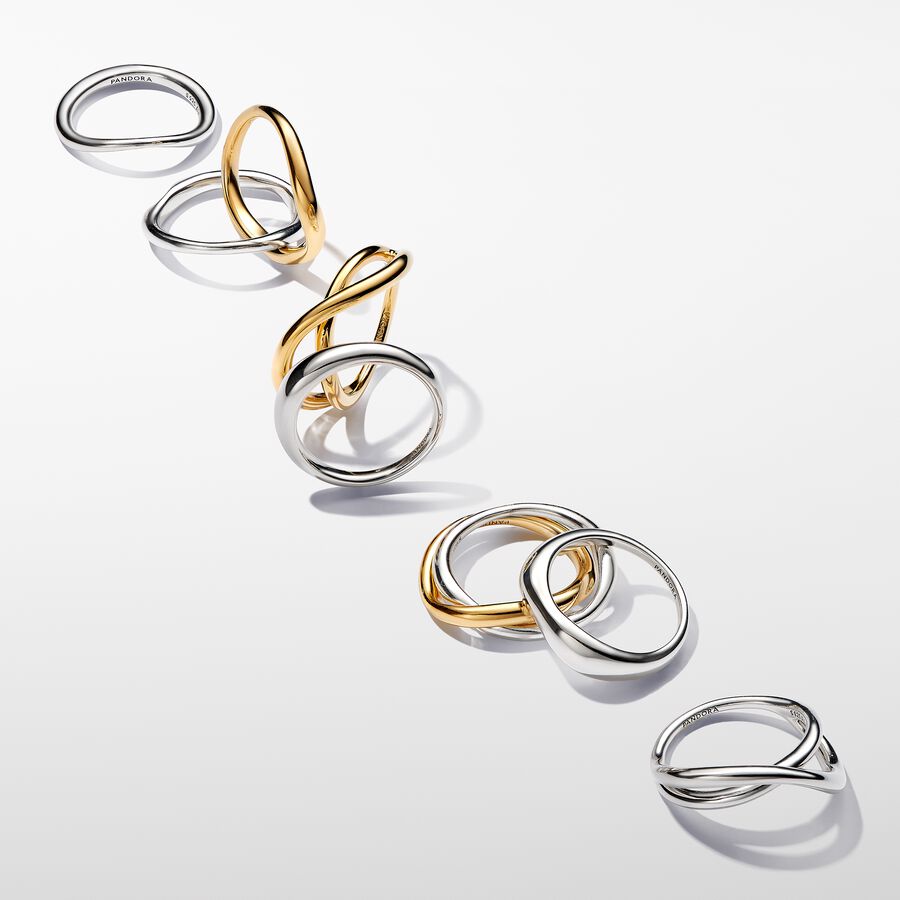 Anel design orgânico