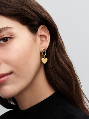 Brinco Espigão de Abrir Revestimento de ouro 14k