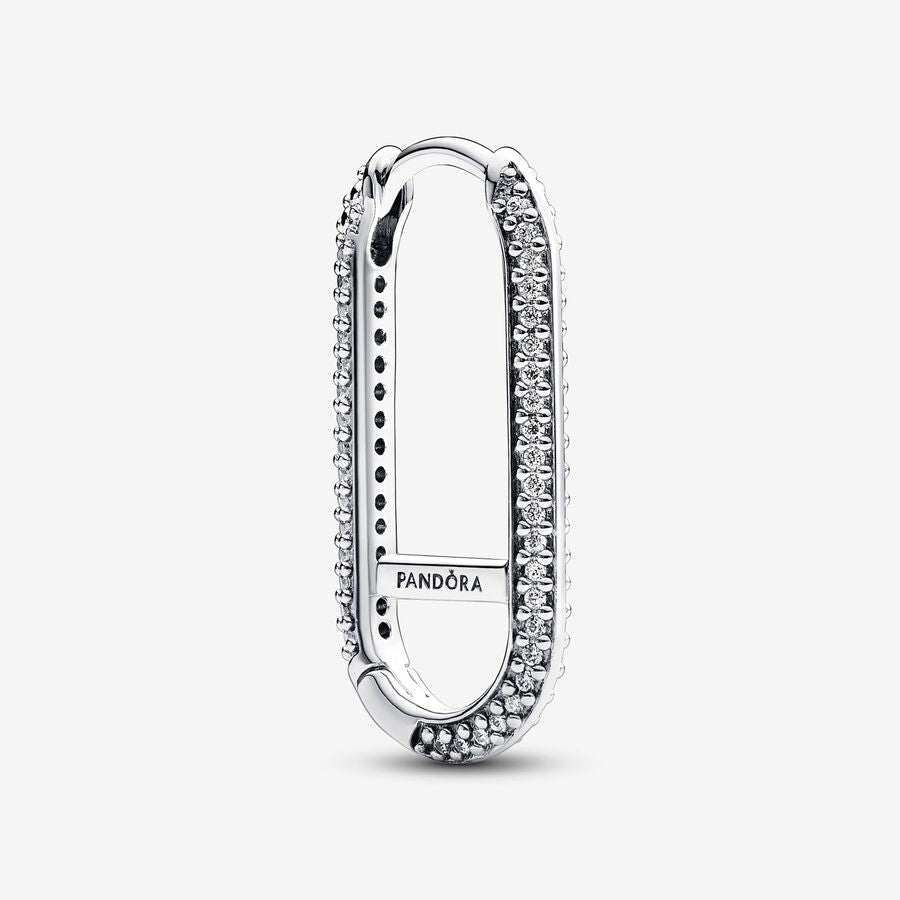 Brinco Individual Elo Pavé Longo Pandora ME