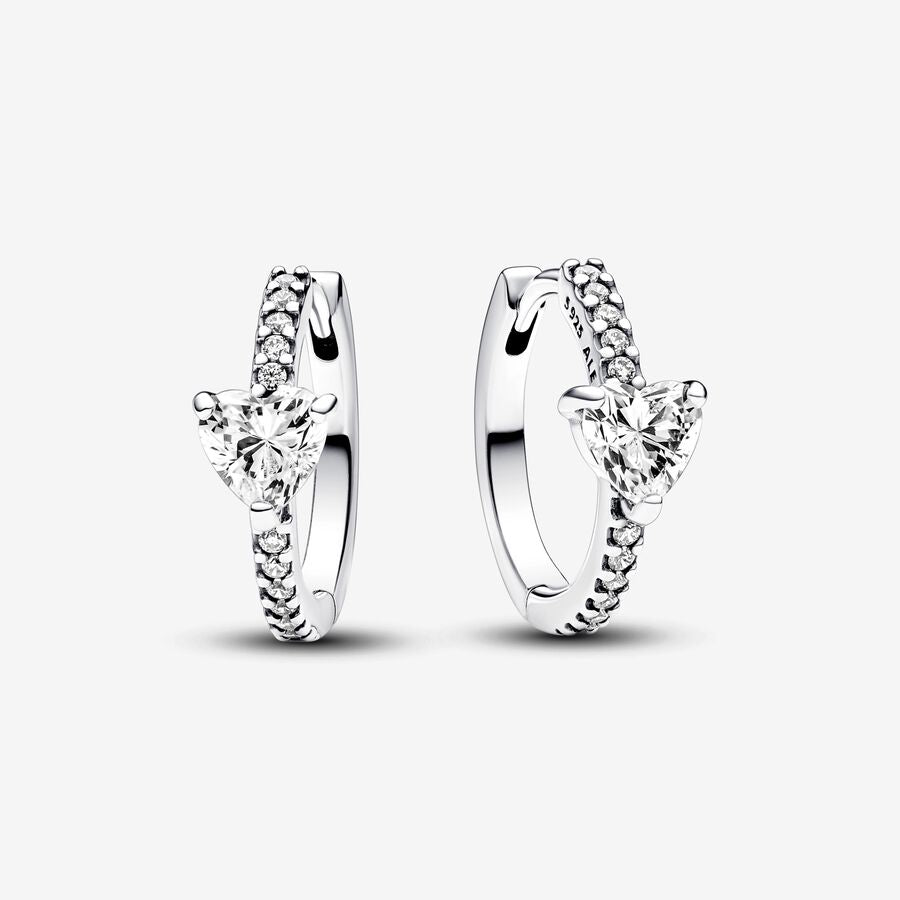 Argolas Sparkling Heart