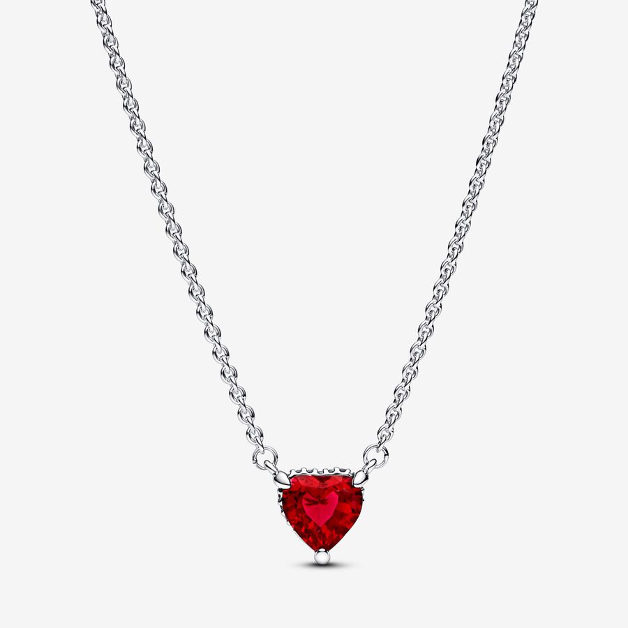 Colar Sparkling Heart Halo