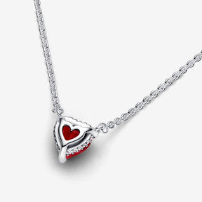 Colar Sparkling Heart Halo