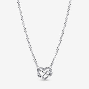 Colar Sparkling Infinity Heart