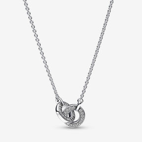 Colar Pandora Signature Interligado Pavé