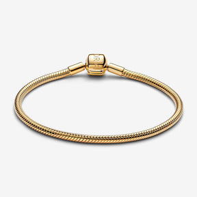 Pulseira Malha Snake Fecho Barril