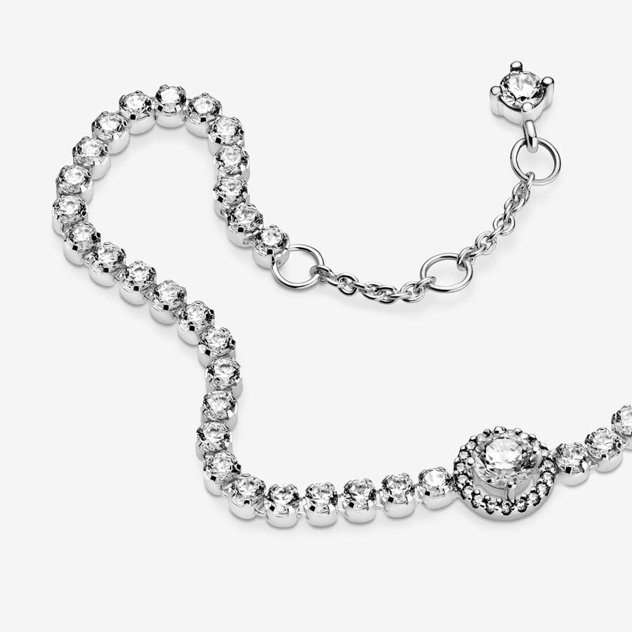 Pulseira de zircónias Sparkling Halo