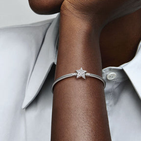 Pulseira com Fecho Estrela Assimétrica