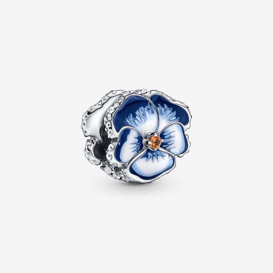 Conta Amor-Perfeito Azul