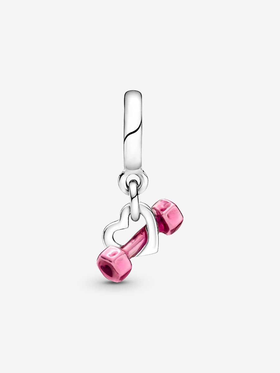 Conta Pendente Love for Fit Prata